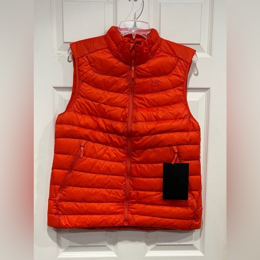 Arc’teryx Women's XL Cerium Vest Puffy Insulated Solaris Orange NWT Warm Down